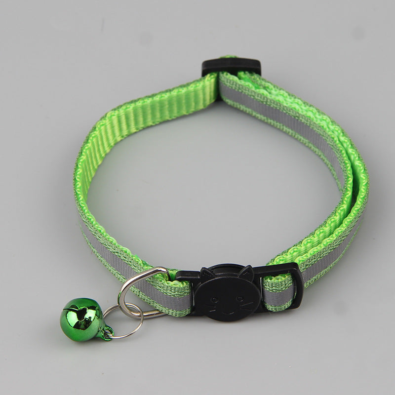 Wholesale Reflective Cat Collar Cat Head With Bell