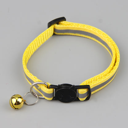 Wholesale Reflective Cat Collar Cat Head With Bell