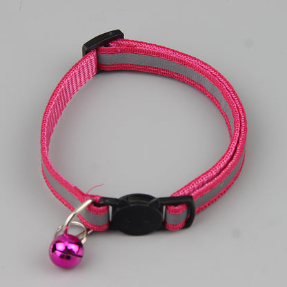 Wholesale Reflective Cat Collar Cat Head With Bell