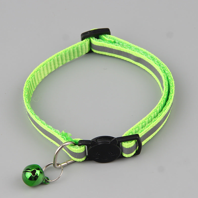 Wholesale Reflective Cat Collar Cat Head With Bell