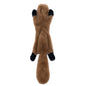 Plush Dog Toy Squeaky Animal with 2 Squeakers Soft Lightweight 7