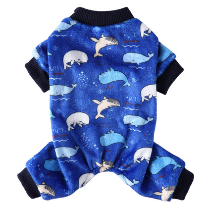 Coral Fleece Dog Pajamas Personalized Soft Comfortable Fit 12
