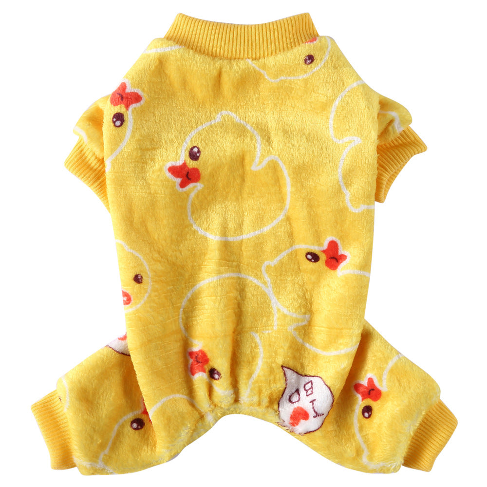Coral Fleece Dog Pajamas Personalized Soft Comfortable Fit 11