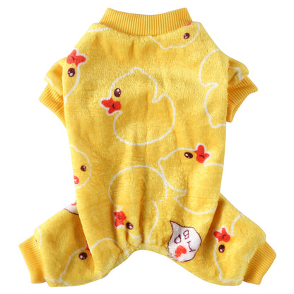 Coral Fleece Dog Pajamas Personalized Soft Comfortable Fit 11
