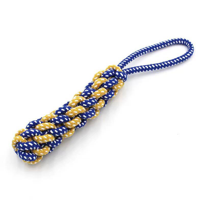 Cotton Dog Rope Toy Durable Knot Chew Toy for Dogs 4