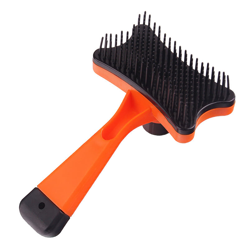 Plastic Dog Grooming Brush Hair Removal Comb 12.5 x 7.5cm 2
