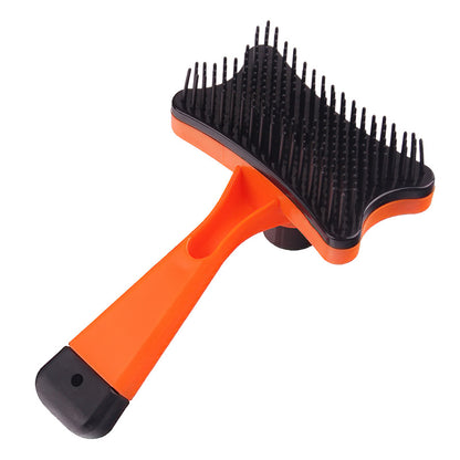 Plastic Dog Grooming Brush Hair Removal Comb 12.5 x 7.5cm 2