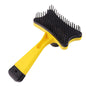 Plastic Dog Grooming Brush Hair Removal Comb 12.5 x 7.5cm 4