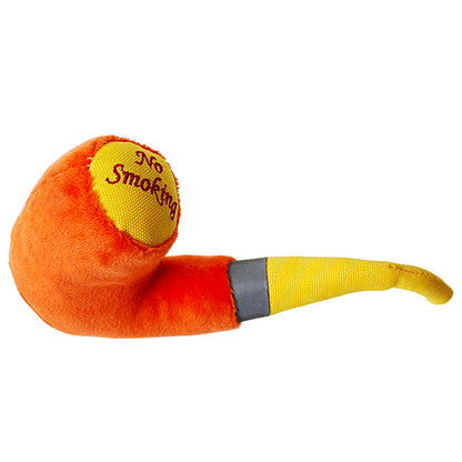 Pipe Shape Plush Dog Toy Soft Interactive Squeaky 8