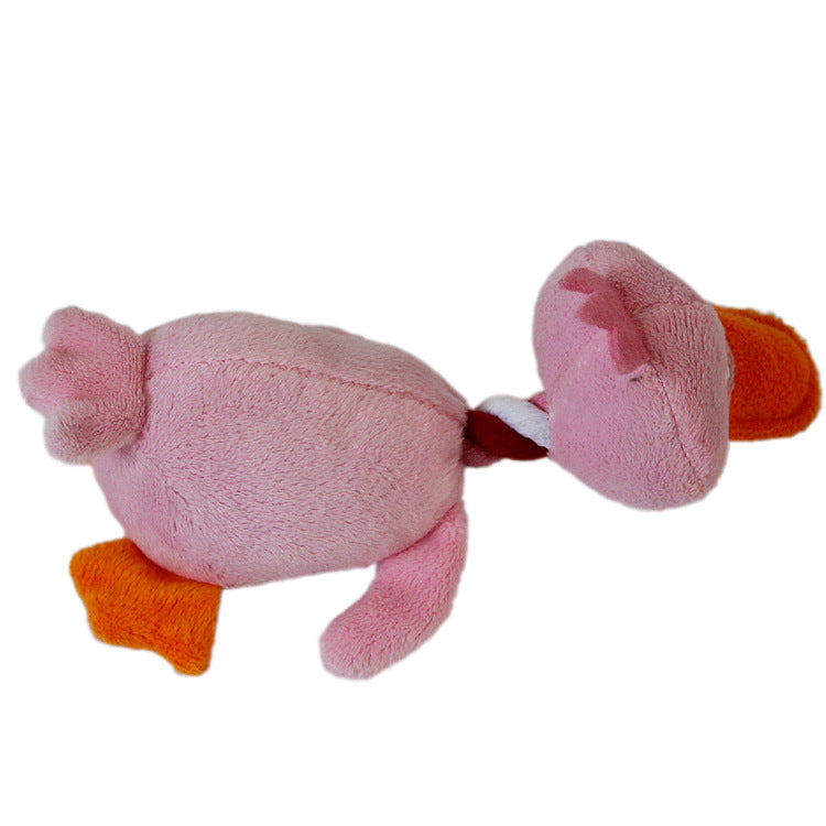 Plush Duck Squeaky Dog Toy Soft Interactive 19 x 11.5 CM 6