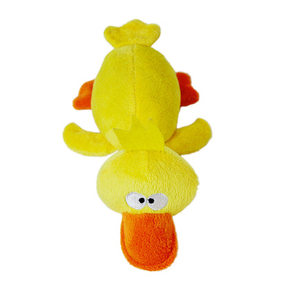 Plush Duck Squeaky Dog Toy Soft Interactive 19 x 11.5 CM 8
