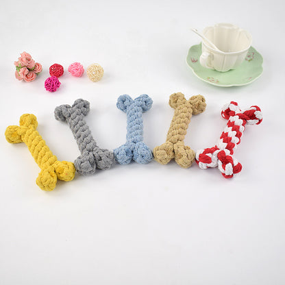 Cotton Dog Rope Toy Durable Knot Chew Toy for Dogs 24