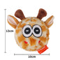 Monster Plush Dog Ball Toy Soft Interactive Squeaky 9