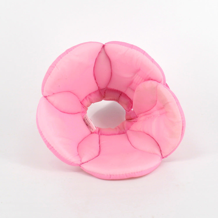 Polyester Dog Cone Soft Flower Shape Adjustable Neck S to XL 10