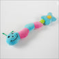 Flower Caterpillar Plush Dog Toy Soft Interactive Squeaky 6