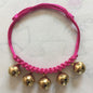 Hand Woven Nylon Dog Collar with Bell Adjustable 25-36cm 3