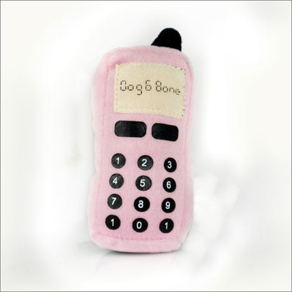 Plush Dog Toy Mobile Phone Squeaky Soft Cotton 12.5x6x5cm 6
