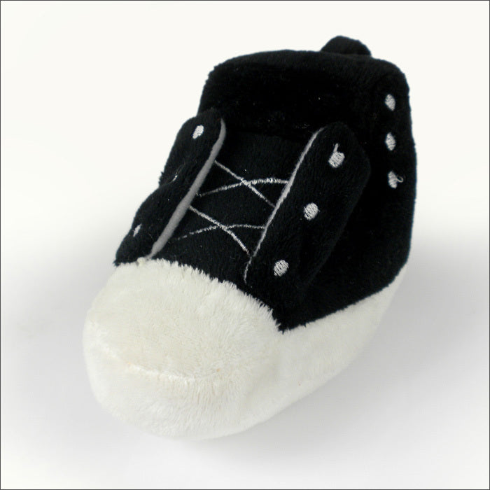 Plush Dog Toy Shoe Shape Squeaky Soft 11.5cm 2