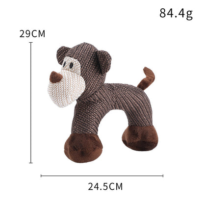 Squeaky Plush Dog Toy Soft Durable Interactive 5