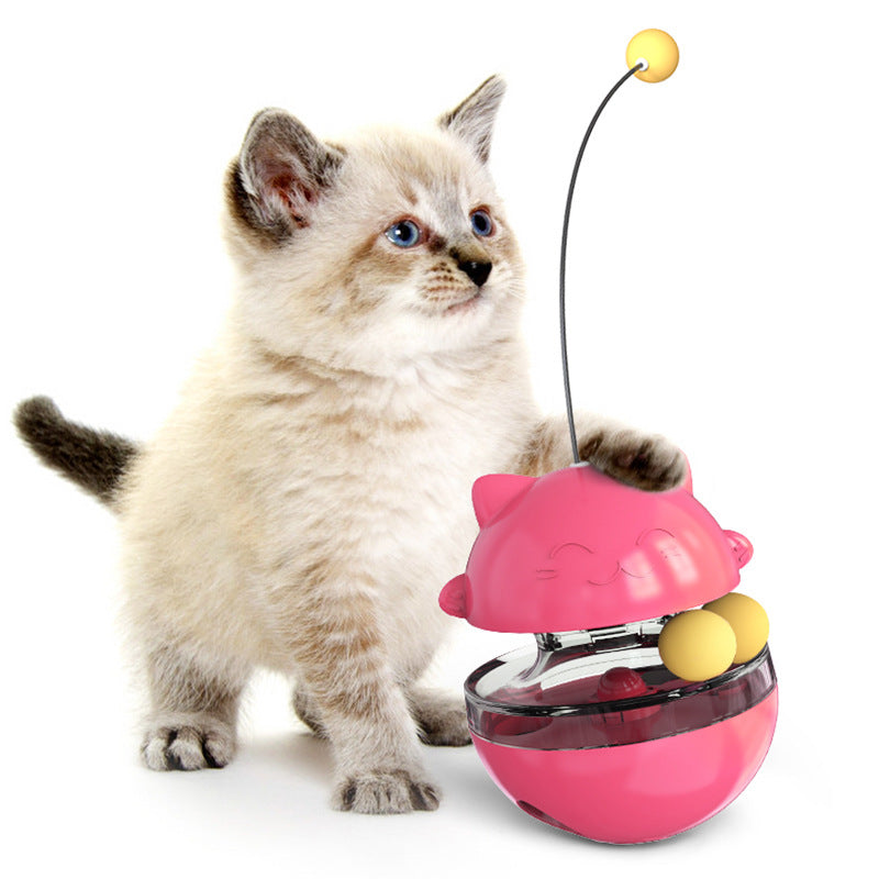 Interactive Cat Toys Tumbler Cat Shape Relieving Fun Toy 5