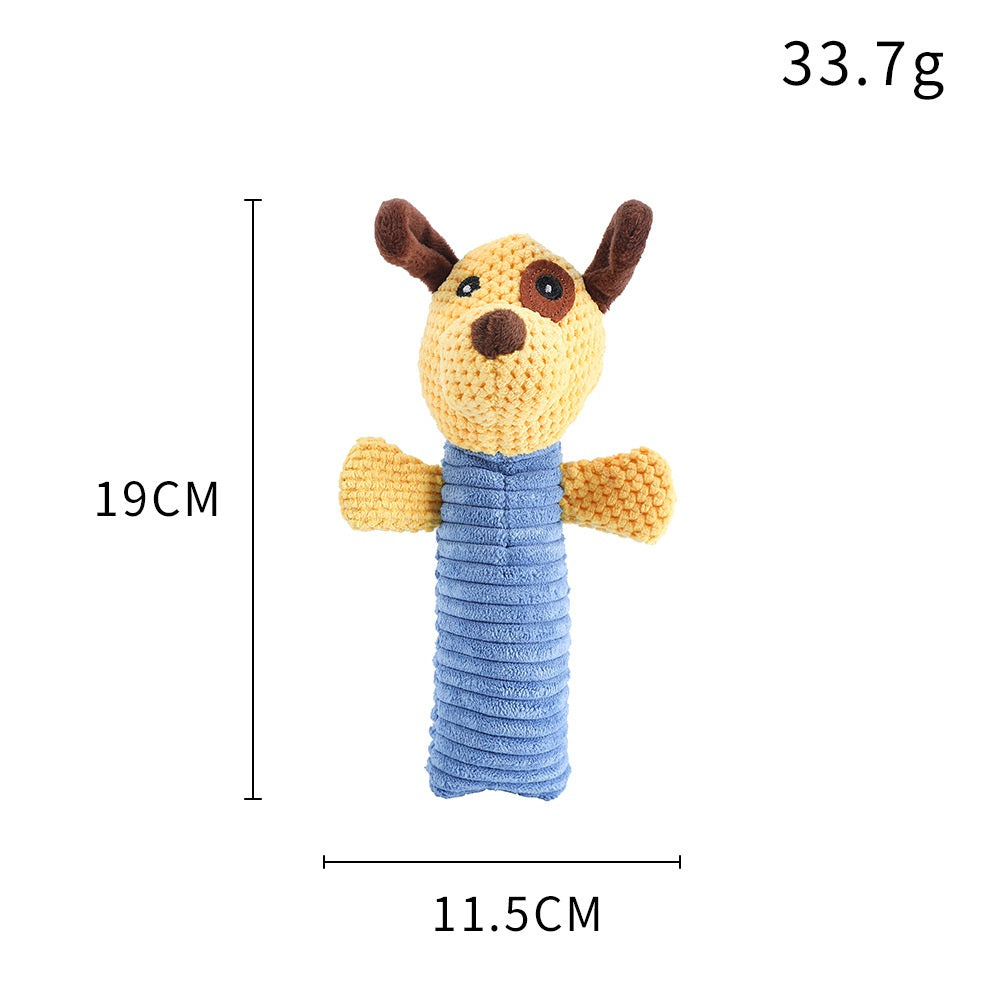 Squeaky Plush Dog Toy Soft Durable Interactive 30