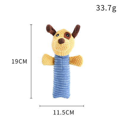 Squeaky Plush Dog Toy Soft Durable Interactive 30