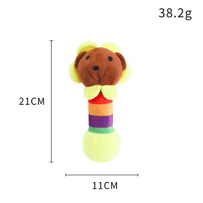 Squeaky Plush Dog Toy Soft Durable Interactive 12