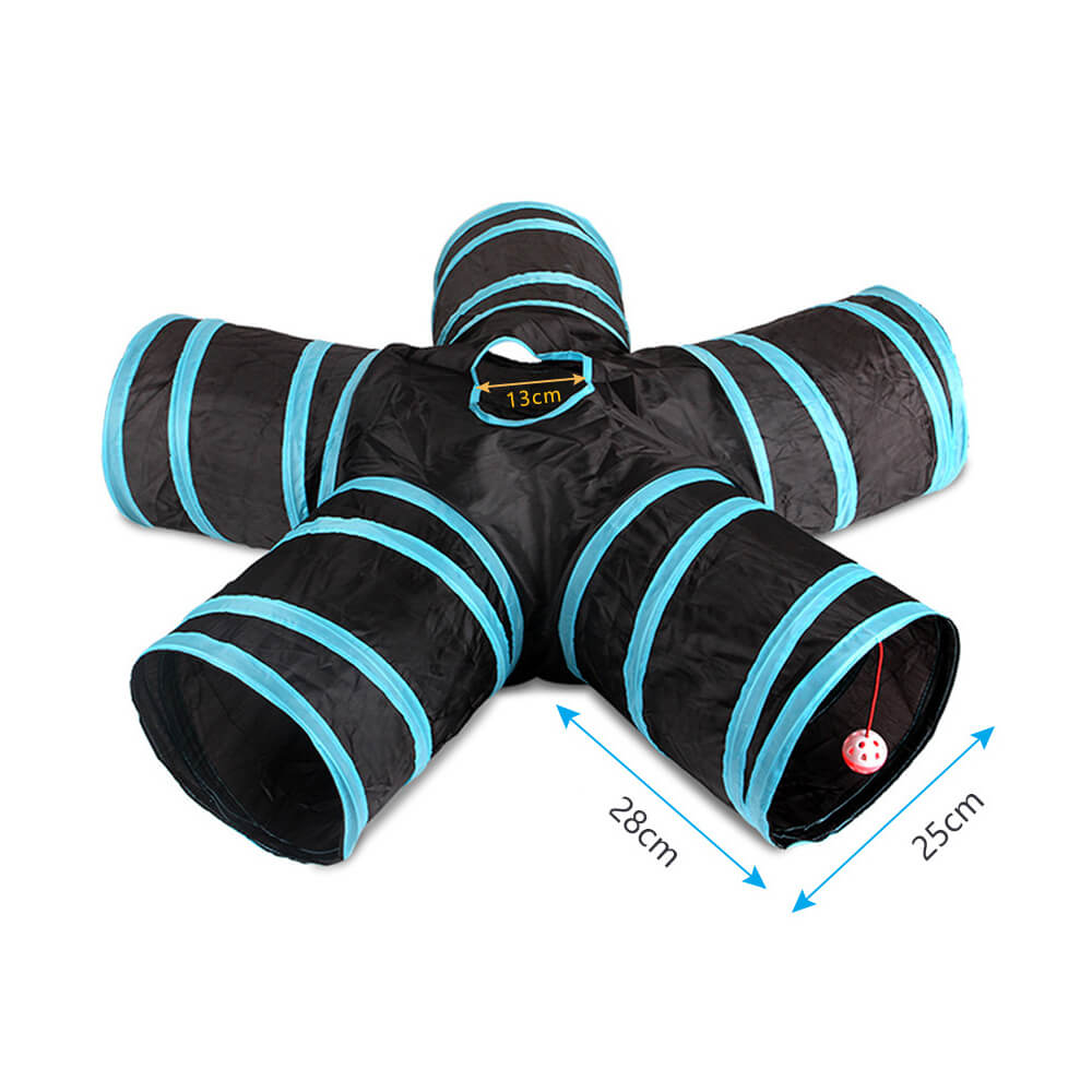 Fabric Cat Tunnel 2 Way 4 Way 5 Way and S Way Options