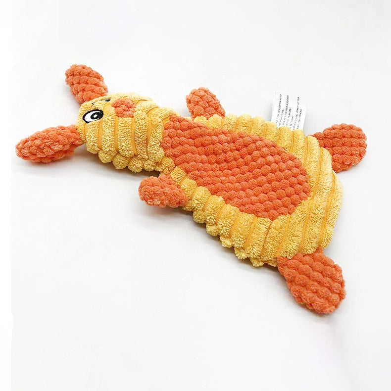 Cartoon Animal Plush Dog Toy Soft Squeaky Rabbit Pig 2