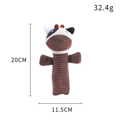 Squeaky Plush Dog Toy Soft Durable Interactive 33