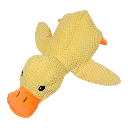 Plush Dog Toy Squeaky Duck Durable Chew Toy