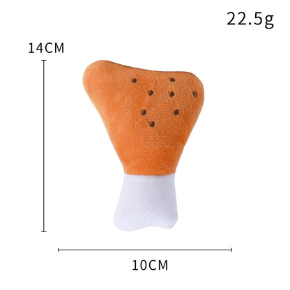 Squeaky Plush Dog Toy Soft Durable Interactive 23