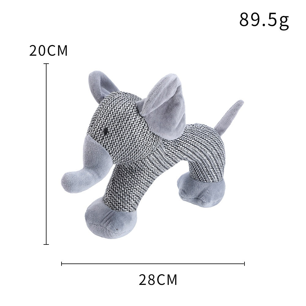 Squeaky Plush Dog Toy Soft Durable Interactive 6