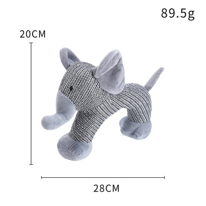 Squeaky Plush Dog Toy Soft Durable Interactive 6