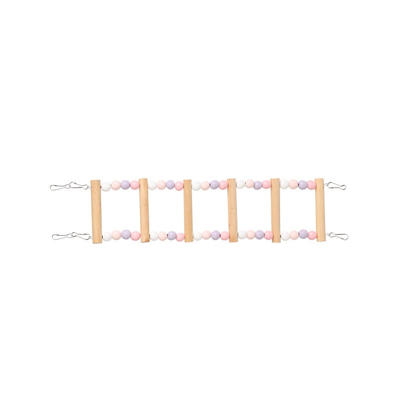 Wooden Parrot Swing Ladder Cage Toy for Parrots 6