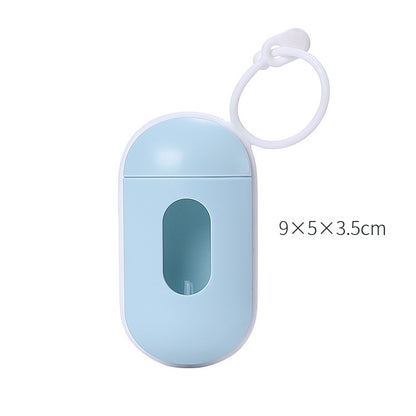 Plastic Dog Poop Bag Dispenser Holder Compact 9x5x3.5cm 6