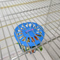 Plastic Parrot Foraging Toy Fruit Vegetable Basket 7.5x7.5x7cm