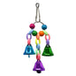 Plastic Parrot Cage Bell String Hanging Toy Small and Large 6