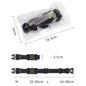 Adjustable Nylon Dog Collar with Silicone AirTag Holder M L