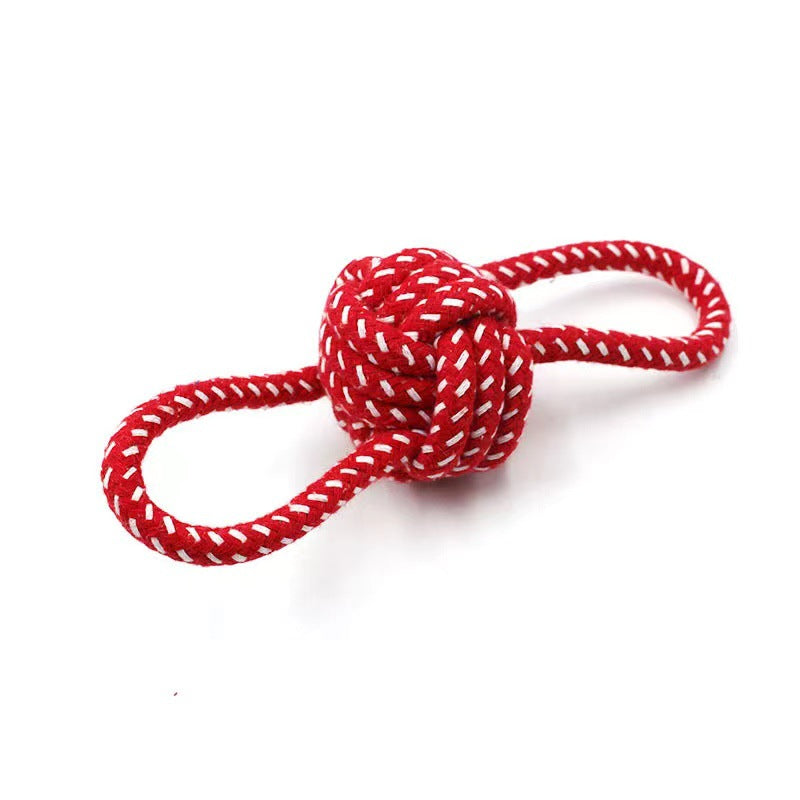 Cotton Dog Rope Toy Durable Knot Chew Toy for Dogs 16
