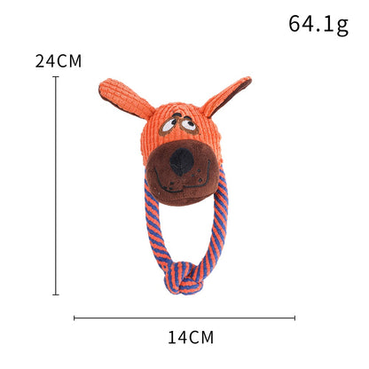 Squeaky Plush Dog Toy Soft Durable Interactive 29