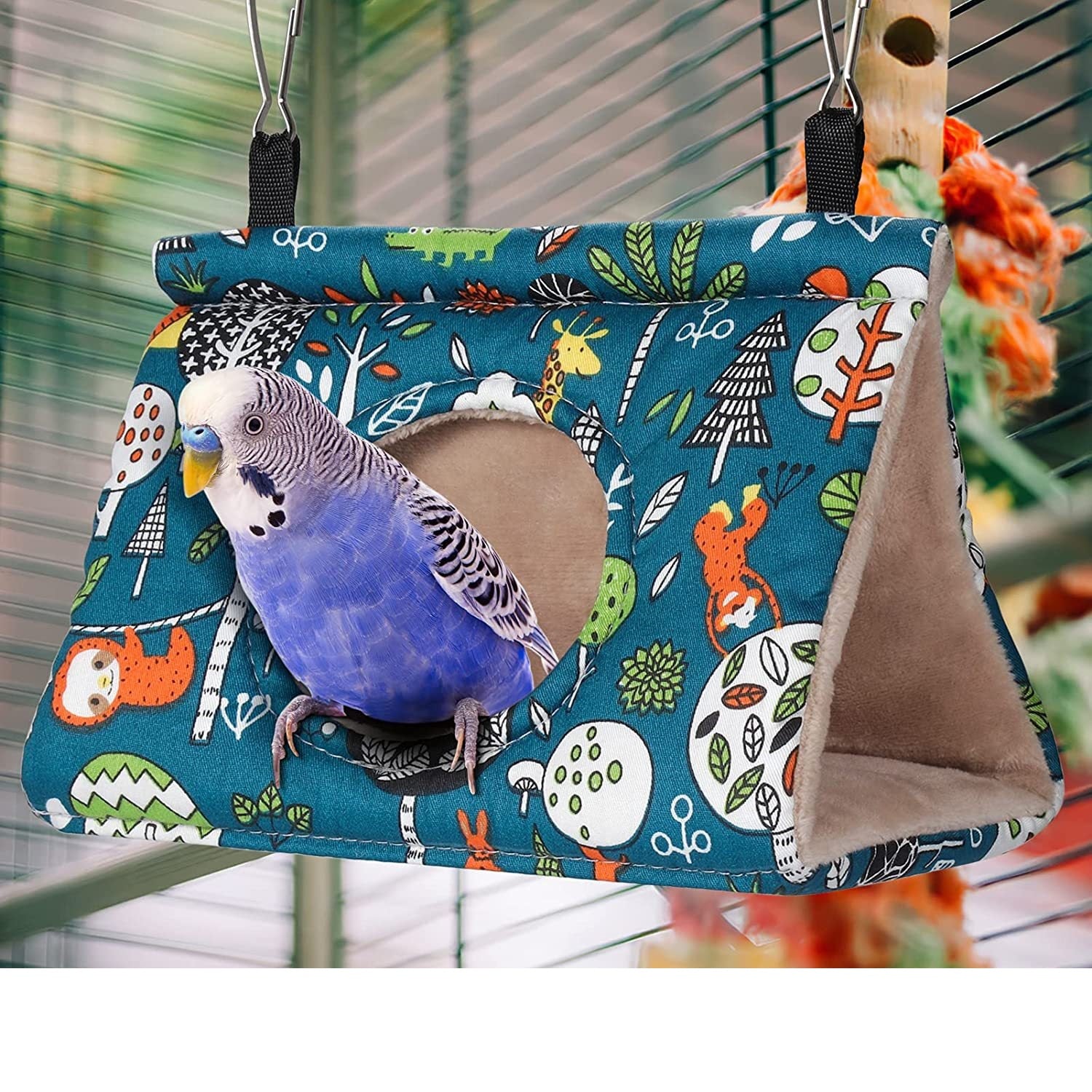 Cotton Bird Sleeping Warm Nest Hanging Resting Bed for Small Birds