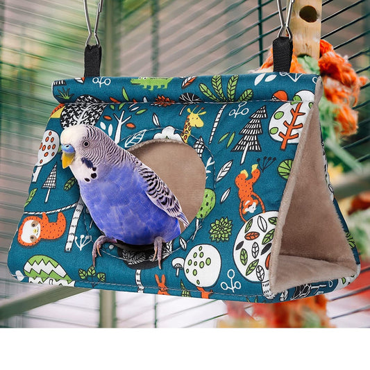 Cotton Bird Sleeping Warm Nest Hanging Resting Bed for Small Birds