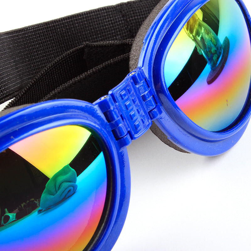 Foldable Dog Sunglasses Plastic Protective Eye Wear 3