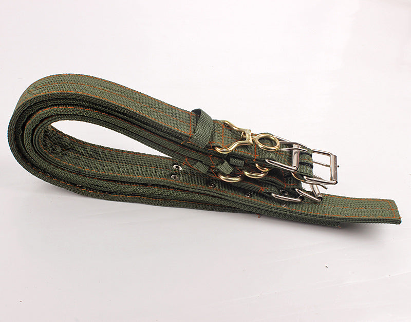 Nylon Dog Collar Adjustable Army Green with Metal Buckle 4