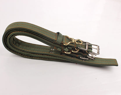Nylon Dog Collar Adjustable Army Green with Metal Buckle 4