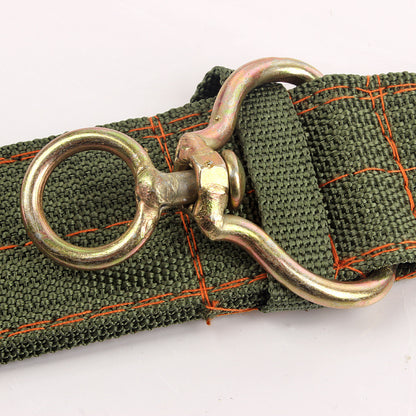 Nylon Dog Collar Adjustable Army Green with Metal Buckle 2