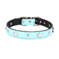 Leather Dog Collar Star Studded for Small and Medium Dogs 9