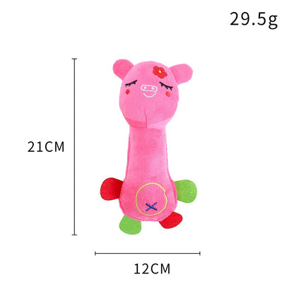 Squeaky Plush Dog Toy Soft Durable Interactive 20