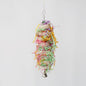 Loofah Parrot Chew Toy Hanging Nibbling Bird Cage Accessory
